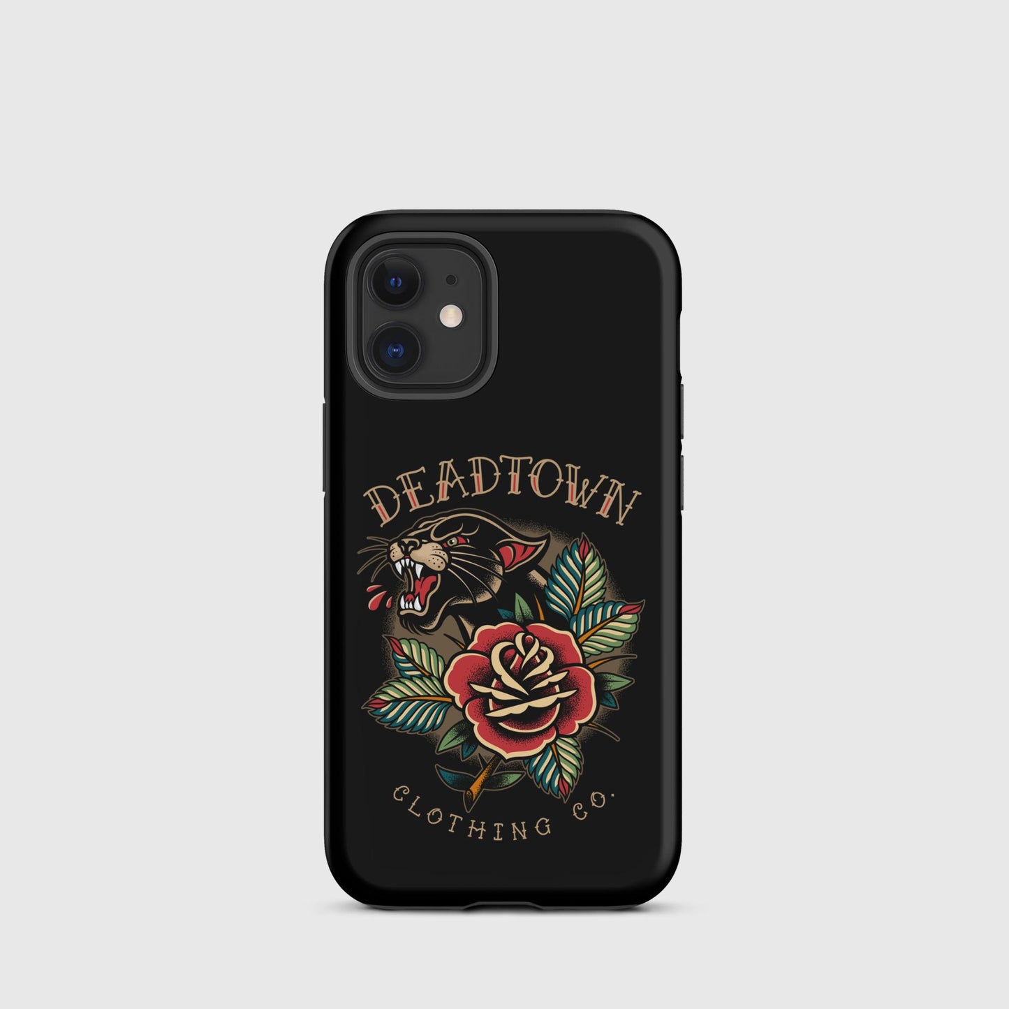 Panther & Rose Black Tough Case for iPhone®