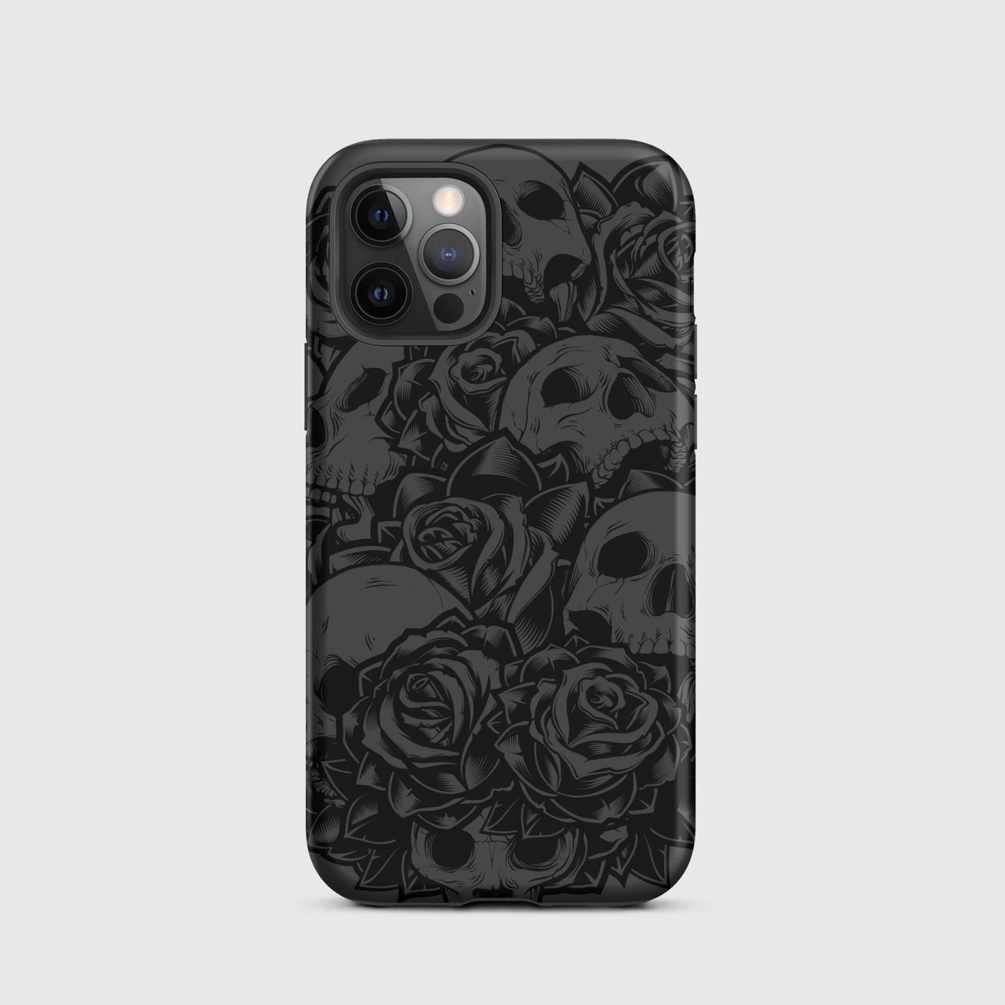 Skull & Roses Pattern Tough Case for iPhone®