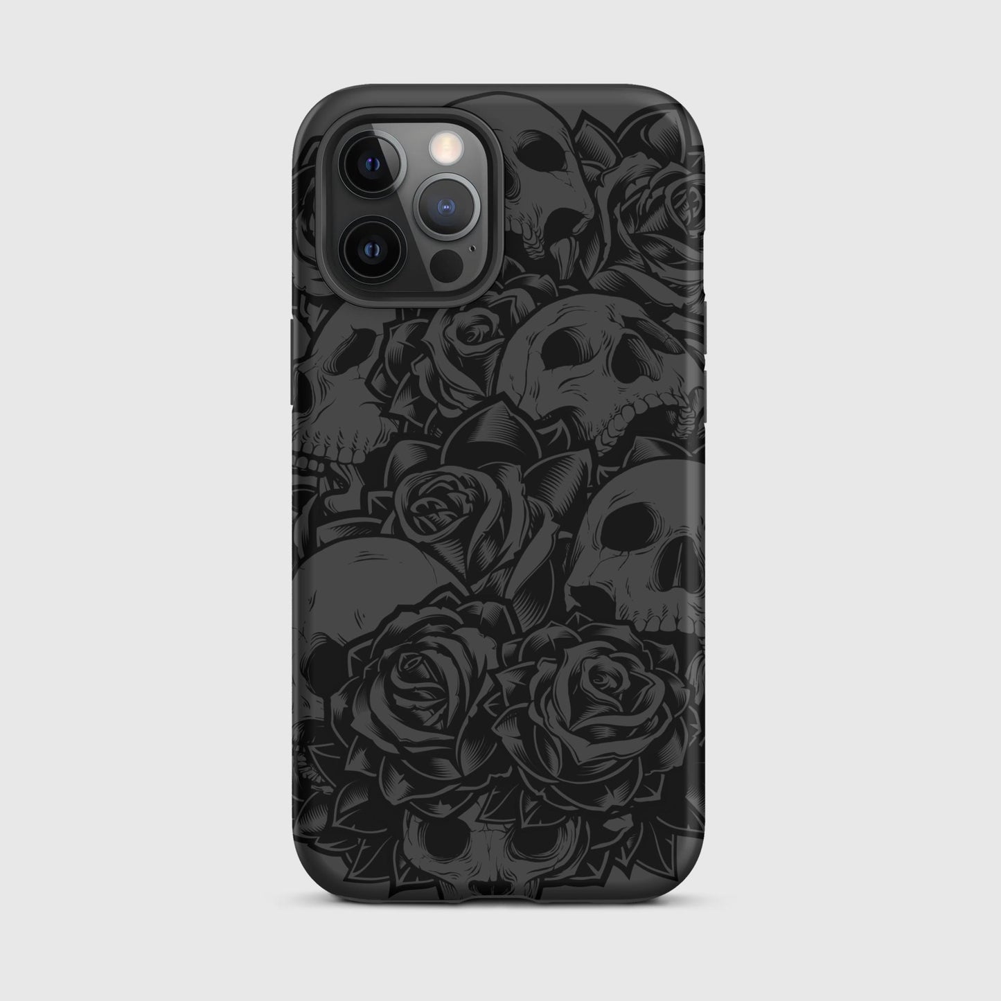 Skull & Roses Pattern Tough Case for iPhone®