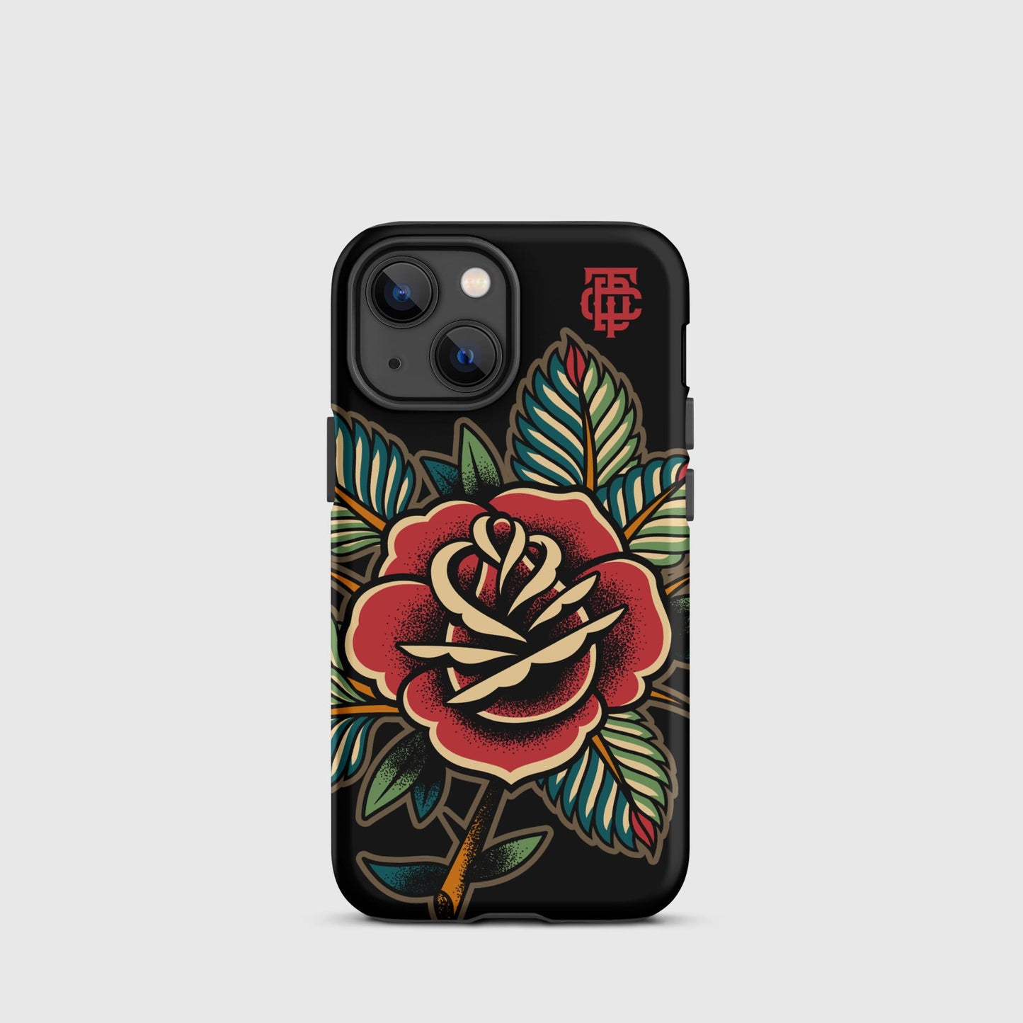 Rose Tattoo Black Tough Case for iPhone®