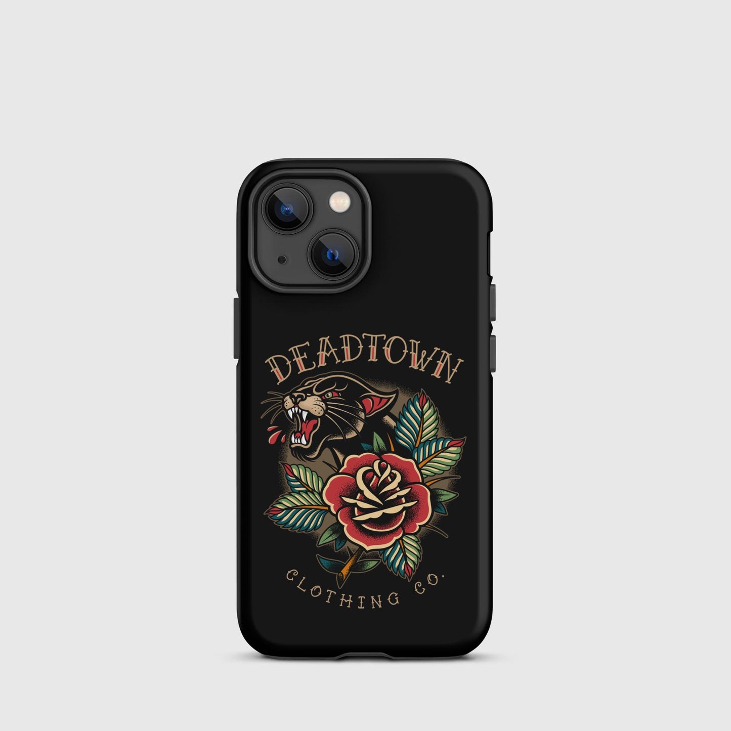 Panther & Rose Black Tough Case for iPhone®