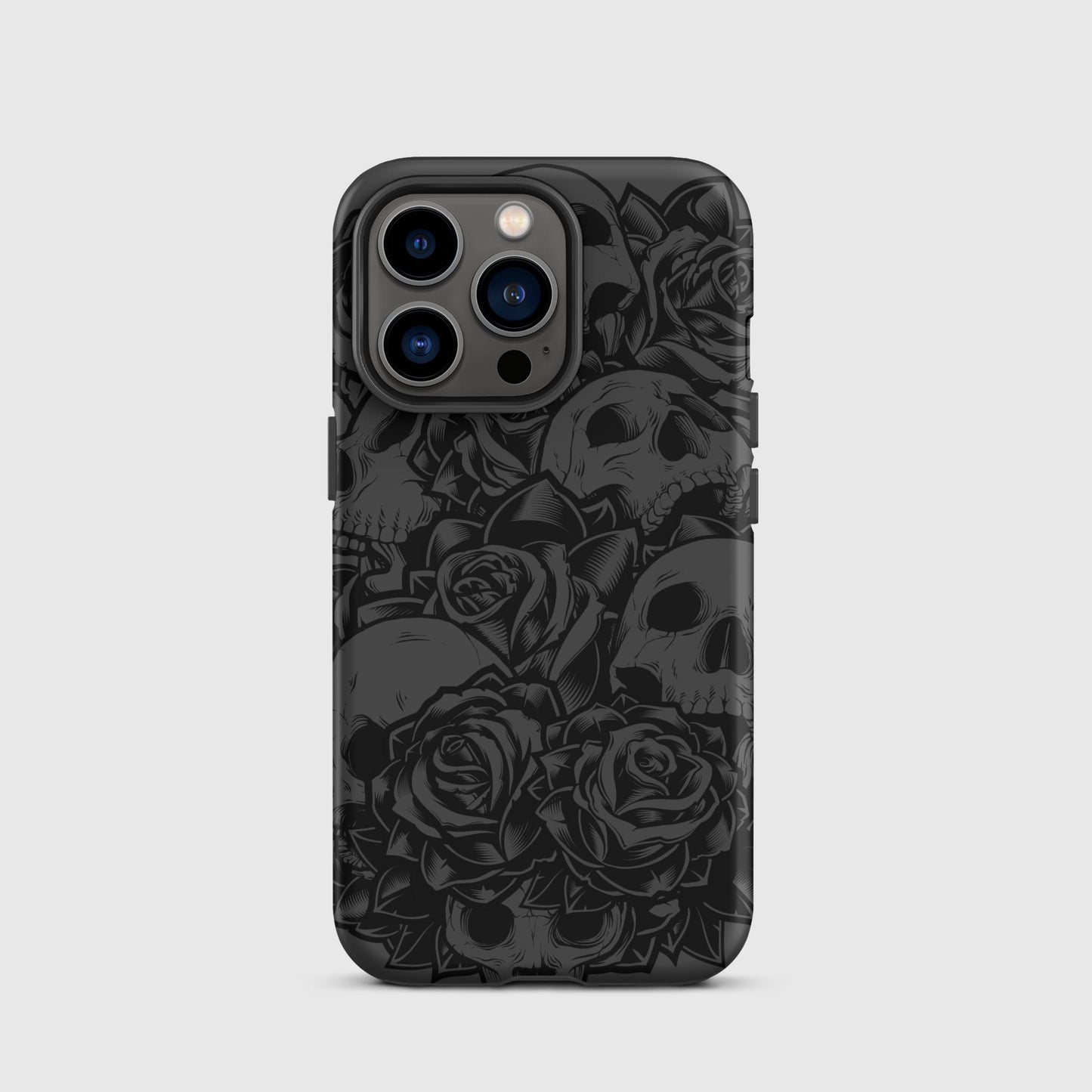 Skull & Roses Pattern Tough Case for iPhone®