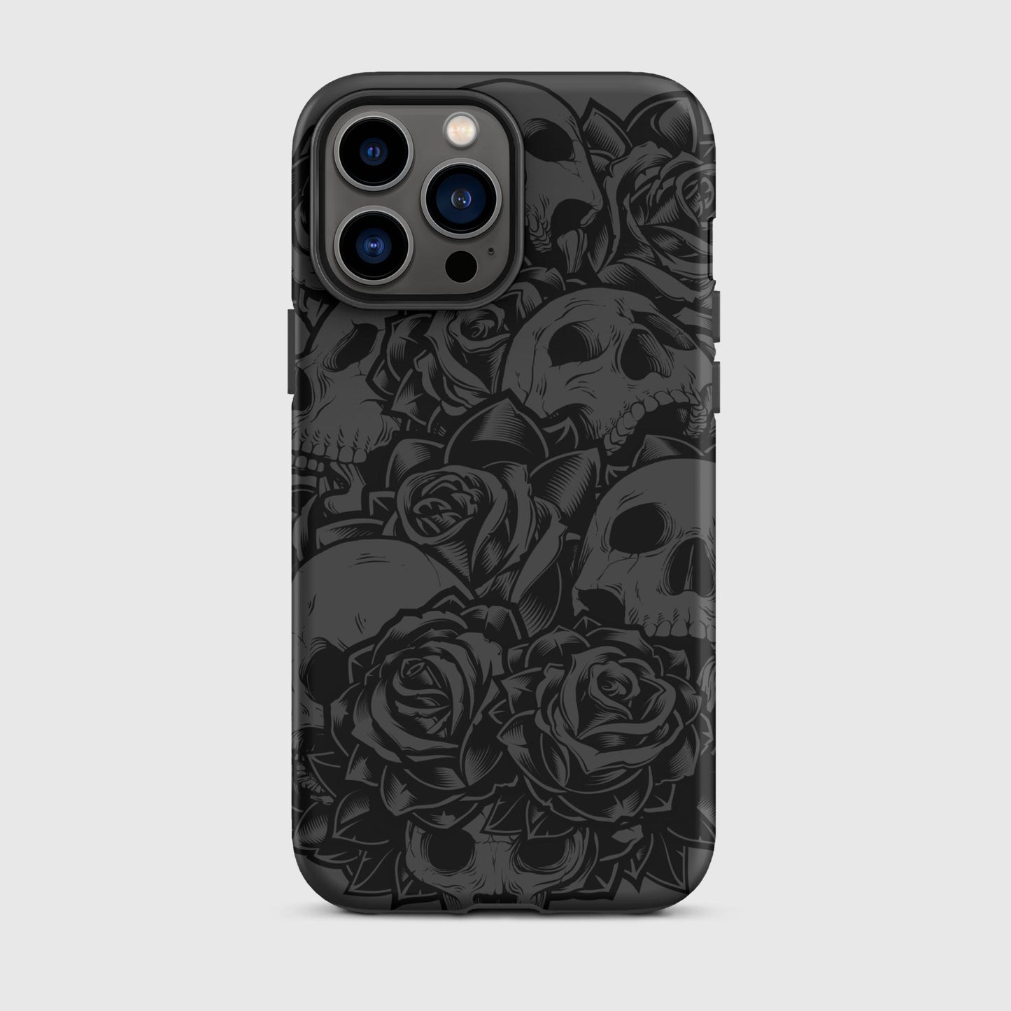 Skull & Roses Pattern Tough Case for iPhone®