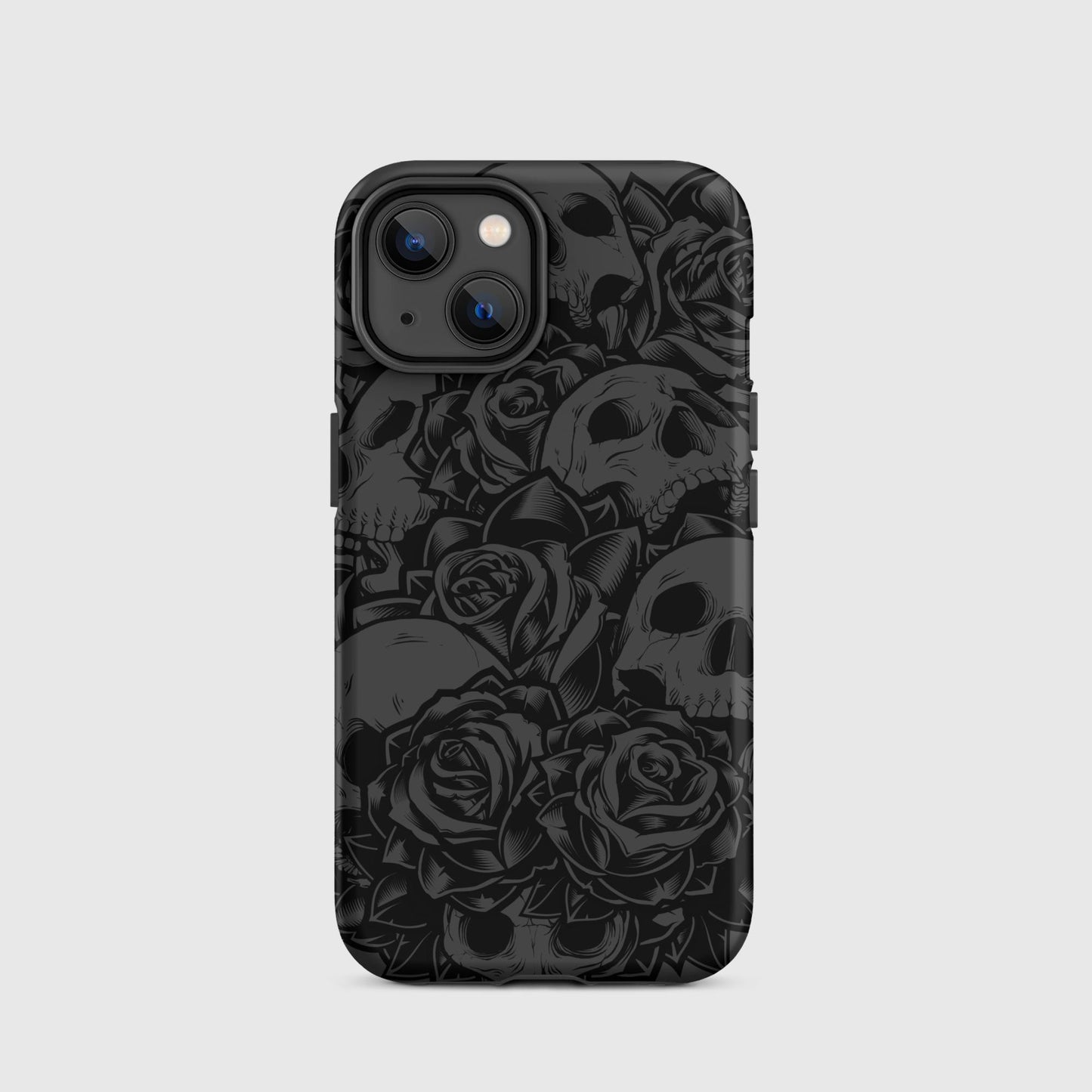 Skull & Roses Pattern Tough Case for iPhone®