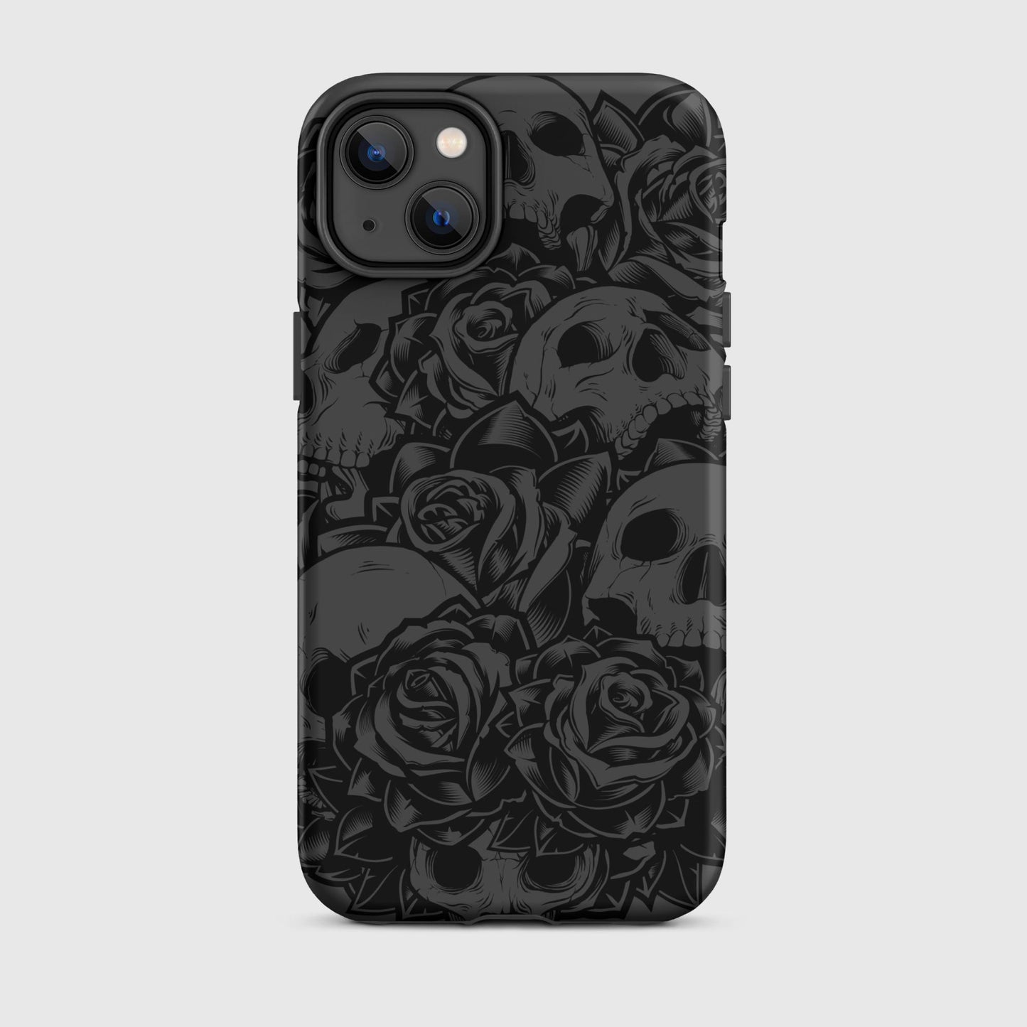 Skull & Roses Pattern Tough Case for iPhone®