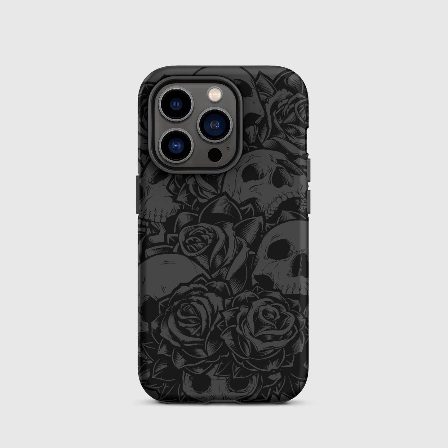 Skull & Roses Pattern Tough Case for iPhone®