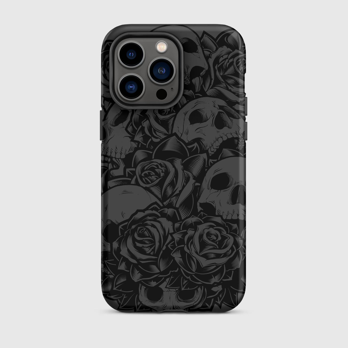 Skull & Roses Pattern Tough Case for iPhone®