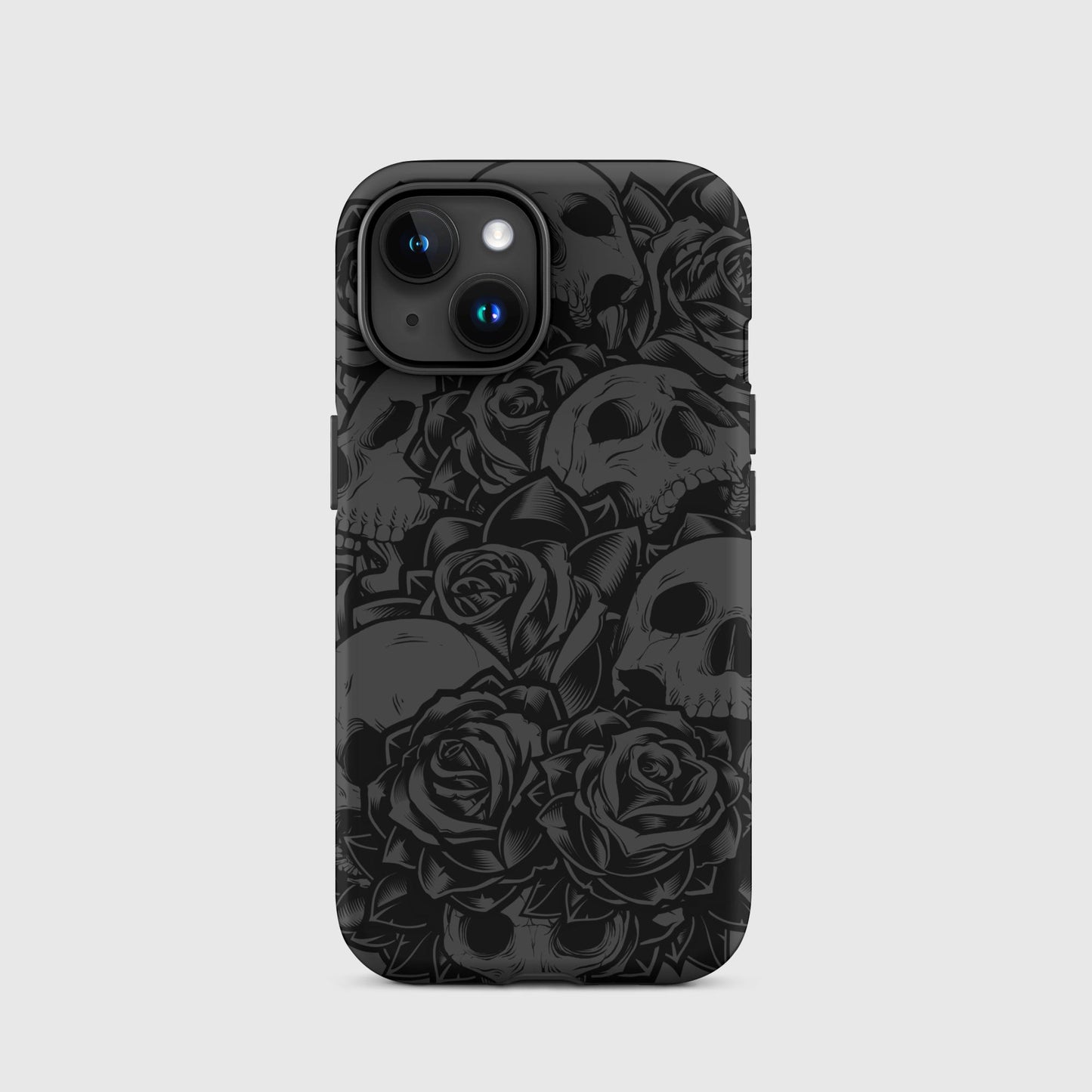 Skull & Roses Pattern Tough Case for iPhone®