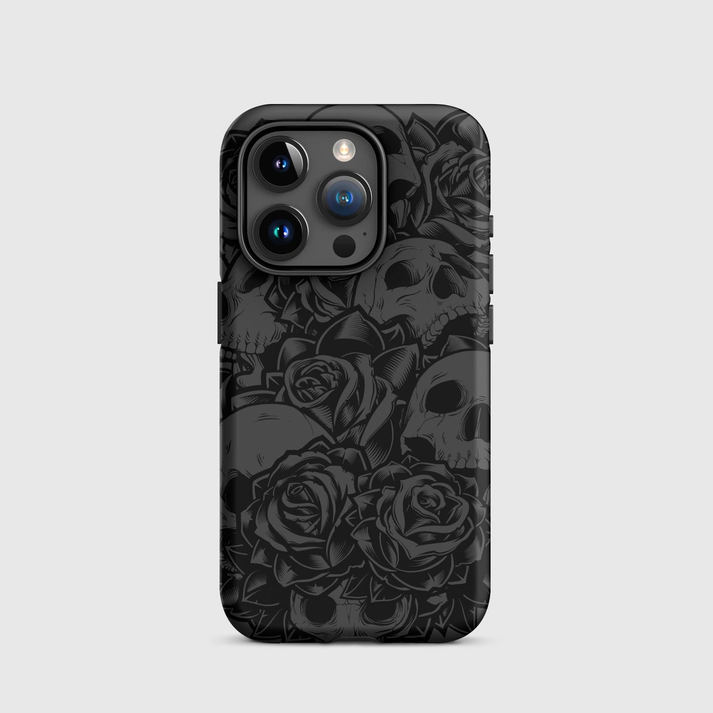 Skull & Roses Pattern Tough Case for iPhone®