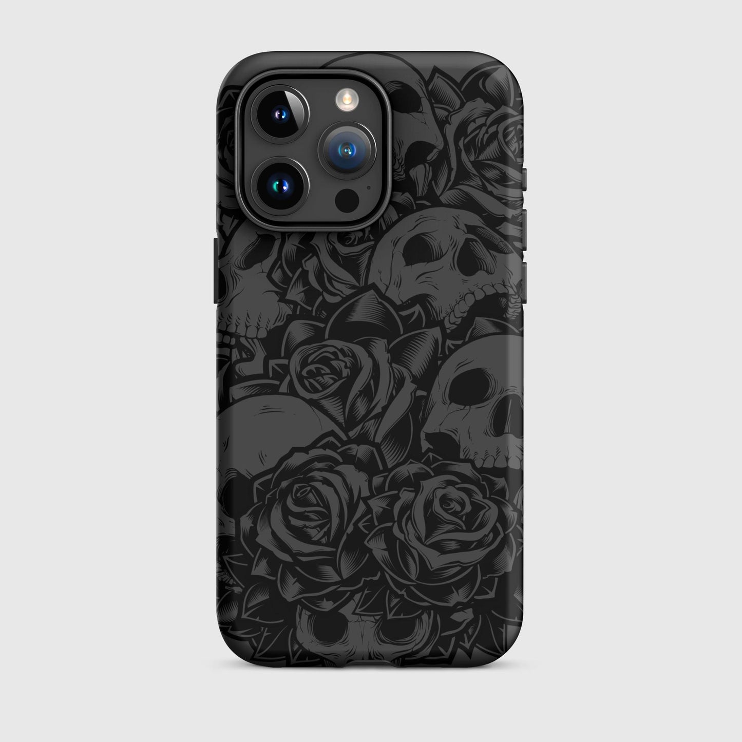 Skull & Roses Pattern Tough Case for iPhone®